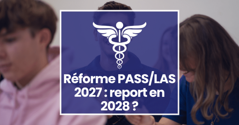 Report de la réforme des études de santé PASS LAS 2027 à 2028 avis des doyens